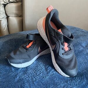 Nike Kids Black and Pink Sneakers